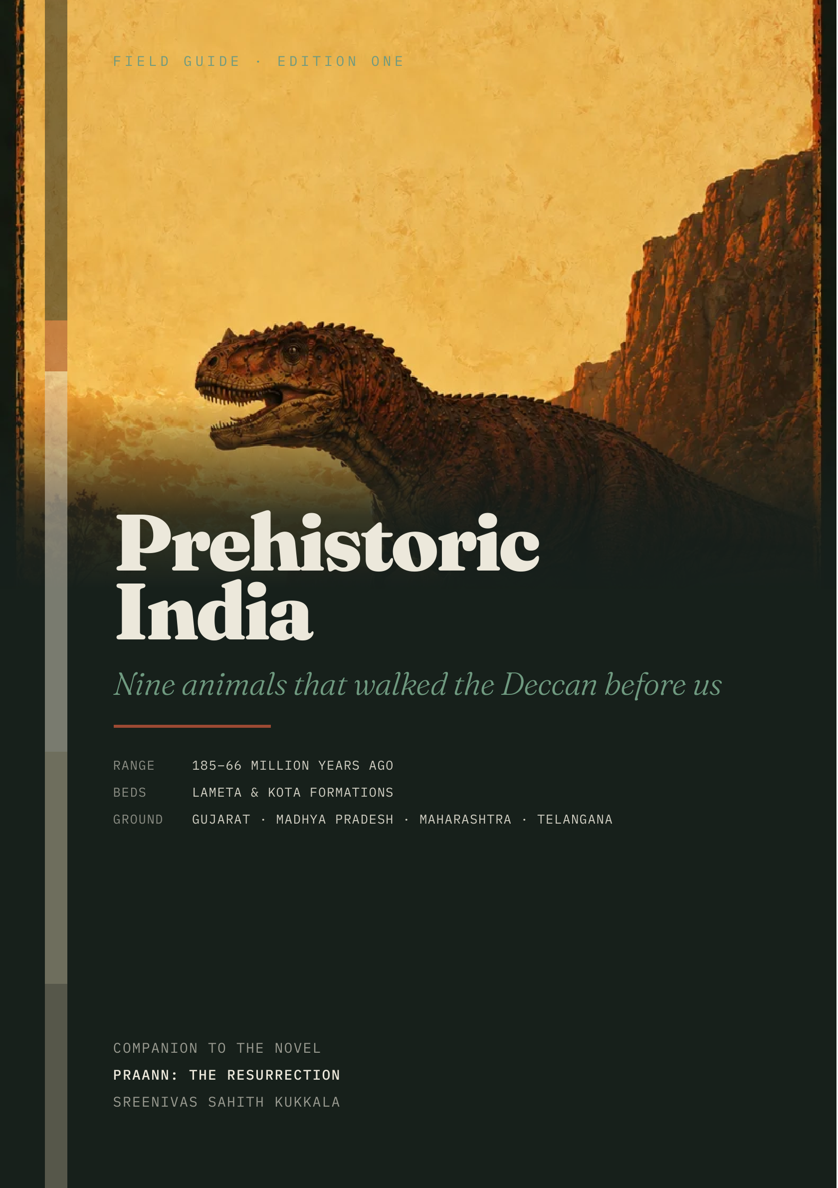 Prehistoric India field guide cover